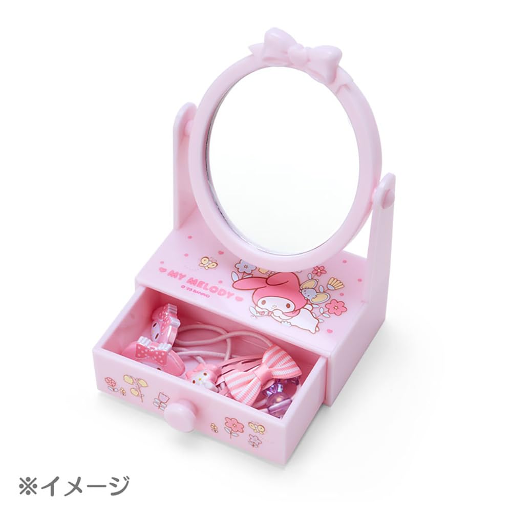 Sanrio Sanrio Зеркальная подставка Little Twin Stars Kikirara LITTLE TWIN STARS 14 x 10 x 6 см Модные товары Sanrio Forever Персонаж 114278 SANRIO