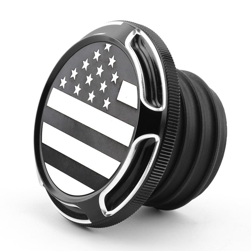 Motorcycle Skull Fuel Tank Gas Cap Cover Vented For Harley Dyna FXD Softail FLST Touring Street Electra Glide Road King 96-2022