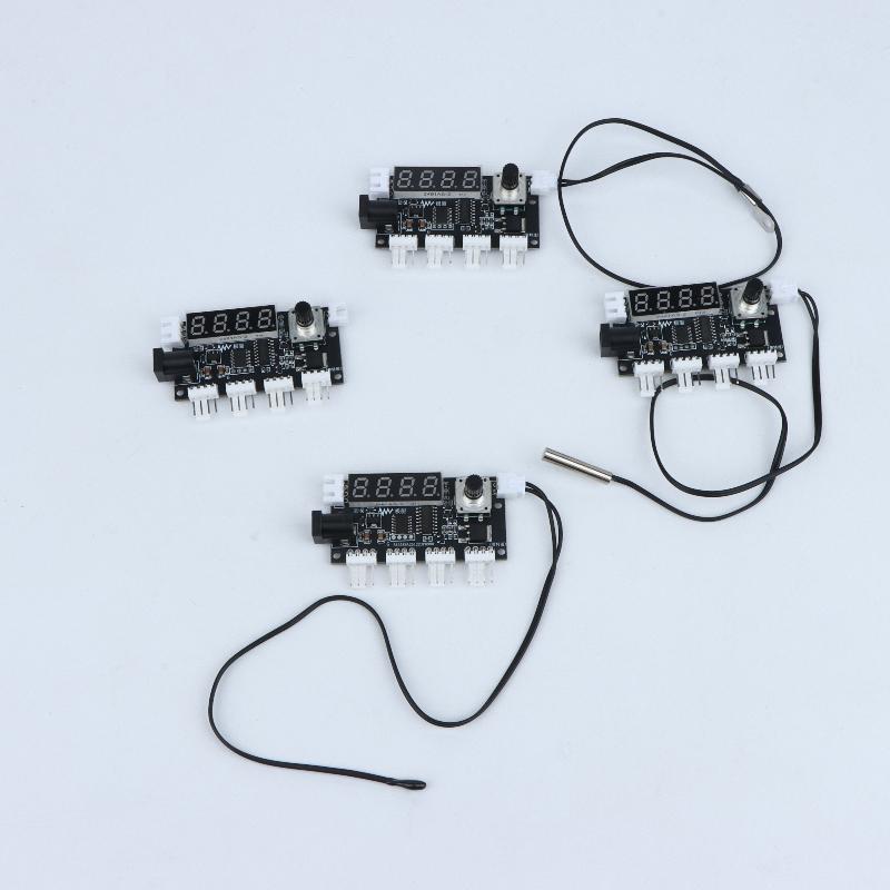 Цифровой модуль контроля температуры DC 5-24V 5A, 4-разрядный светодиодный дисплей, точный датчик для 3D-принтера, охлаждения ПК, DIY-проектов