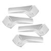 4pcs Rain Gutter Spout Extensions Long Version Left and Right White For RV Camper