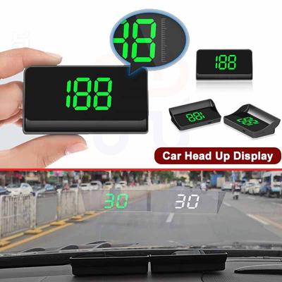 Автомобильный проекционный дисплей GPS HUD Цифровой спидометр Plug and Play для всех автомобилей Крупный шрифт KMH MPH Проектор на лобовое стекло Автомобильные аксессуары