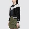 Nike Женская куртка Nsw Куртка-бомбер Плюшевая куртка Женские куртки Черный Белый CJ5031-010
