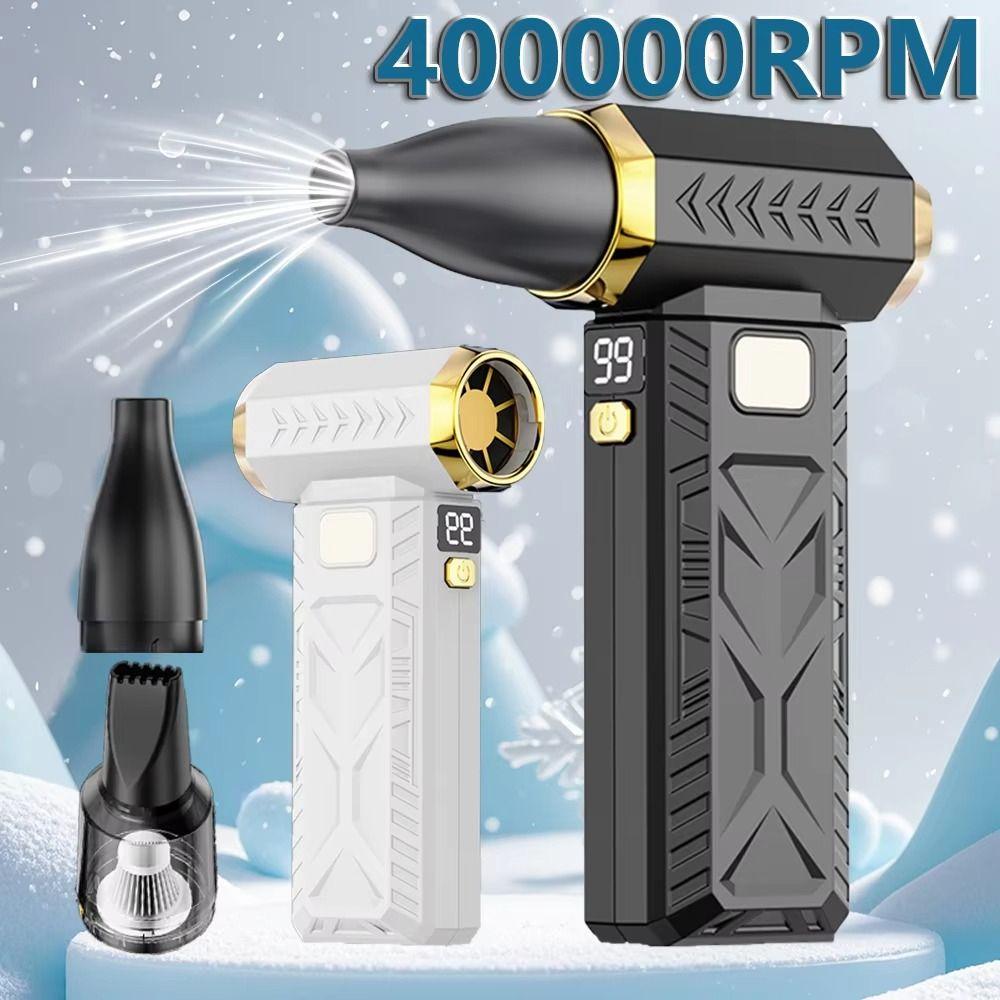 100000RPM Powerful Air Blower 6-Gear Adjustable Vacuum Dust Cleaner Mini Turbo Jet Fan PC Clean