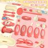 CORPER TOYS Набор доктора, игровой набор из 27 предметов с мини-инструментами для ролевой игры доктора, стетоскопом и кейсом для хранения, идеально подходит для рождественских подарков (розовый)