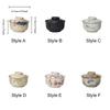 750 Ml Japanese Style Ceramic Ramen Bowl 6.5inch Instant Noodle Bowl Rice Bowl  Restaurant