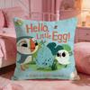 Cute Anime PPuffin Rock Cushion Cover Premium Comfort Reversible Pillow Cove Two In One Design For Any Room  Car Interior