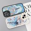 Аниме Фрирен Милый Кожаный Чехол Для Телефона Для IPhone 16 15 14 13 12 11 Pro Max Plus Ударопрочный Чехол