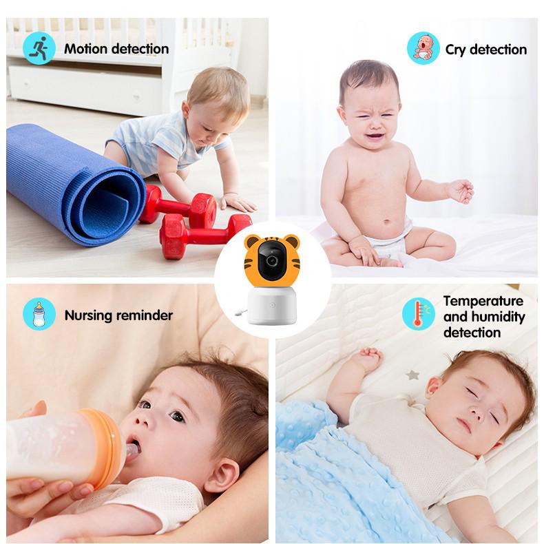 4.5" 1080P Baby Monitor with Mobile App & Two-Way Intercom