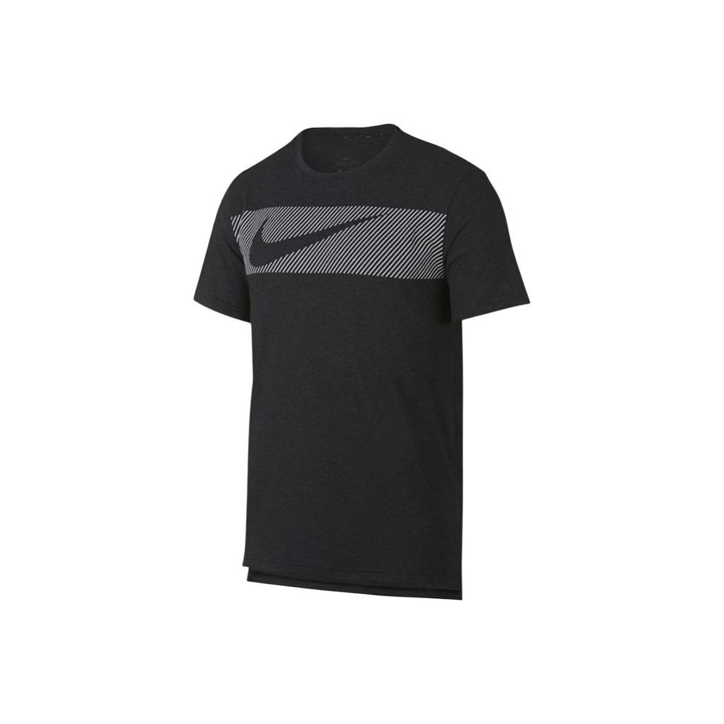 Nike Логотип Трикотаж Круглый вырез Спорт Влагоотводящая Футболка с коротким рукавом Мужские топы AJ8005-032