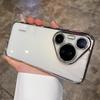 Применимо к чехлу для мобильного телефона Huawei Pura80pro, продвинутый датчик, гальваническое покрытие, прозрачный, P70, всесторонний, защита объектива от падения, мягкий чехол