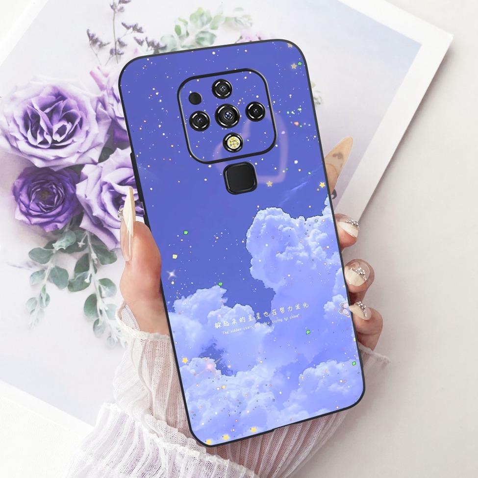 For Tecno Camon 16 CE7 CE7j CE9h Case For Tecno Camon 16 Pro Cover Cute Cat Fashion Butterfly Painted Casing