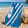 Cardiff Fc Crest Beach Towel Microfiber Beach Towel, Lightweight and Quick-Dry, for Summer Travel, Swimming Pool Fan Birthday Gift