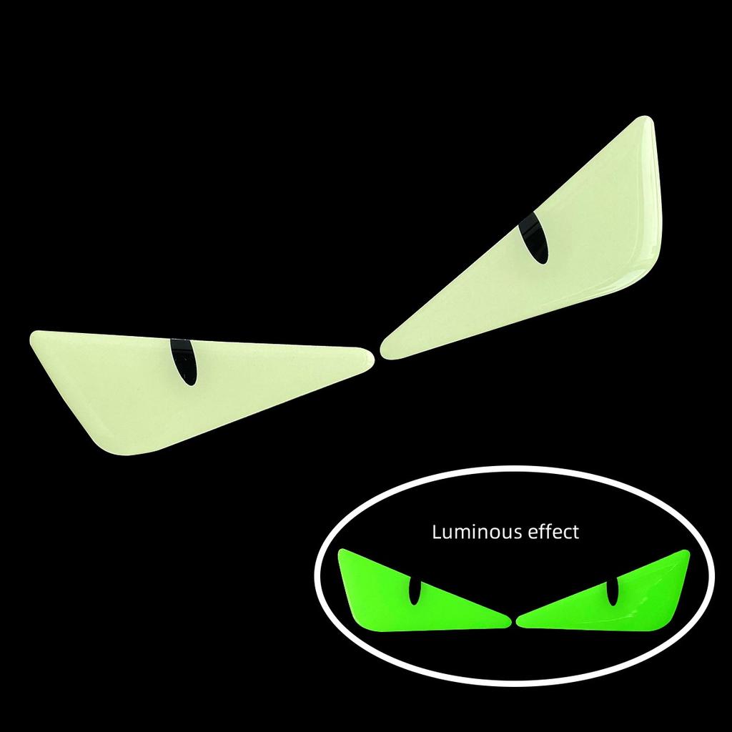 Компактный ночной светильник 3D Devil Eye Наклейки Мотоцикл Электрический скутер Модифицированные декоративные наклейки на переднюю часть Наклейки на лобовое стекло