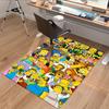 1pc. The Simpsons Family Portrait Rug - Perfect for Home Decor, Office Carpet, Chair Cover, Outdoor Decoration, and Gift Ideas!z041089