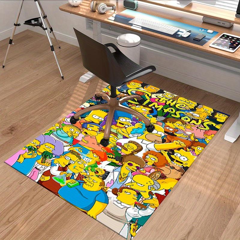 1pc. The Simpsons Family Portrait Rug - Perfect for Home Decor, Office Carpet, Chair Cover, Outdoor Decoration, and Gift Ideas!z041089