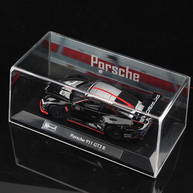 AKEZM1 Bburago 1:43 Porsche 911 GT3 R Alloy Race Car Model Racing Diecast Vehicles Toy