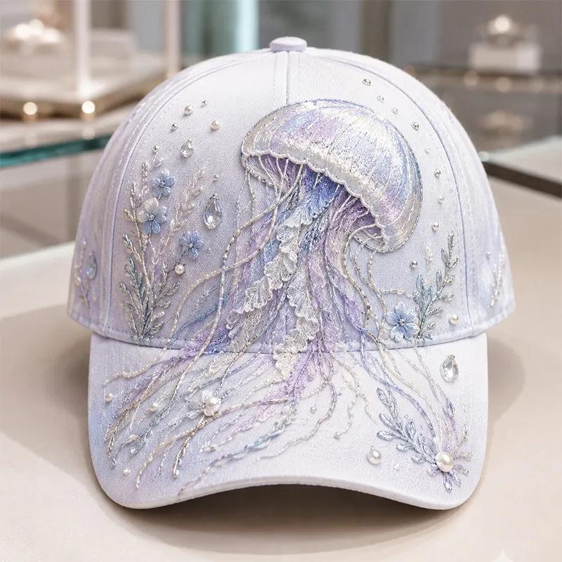 Ocean turtle baseball cap D print visor cap whale seahorse baseball cap POD print to design