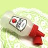 Yousheng 2Pcs 25ml Creative Salad Dressing Sauce Bottle Ergonomic Leakproof Plastic Tomato Sauce Bottle for Home
