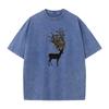 Crew Neck Daily Casual Crewneck Washed Tshirts Thanksgiving Day Casual Tops  Tees Special Pure Cotton Washed Tshirts Man