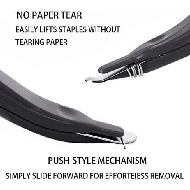 ZZTX 4 PCS Professional Magnetic Staple Remover Puller Staples Remover Staple Removal Tool for School Office Home 4 Colors