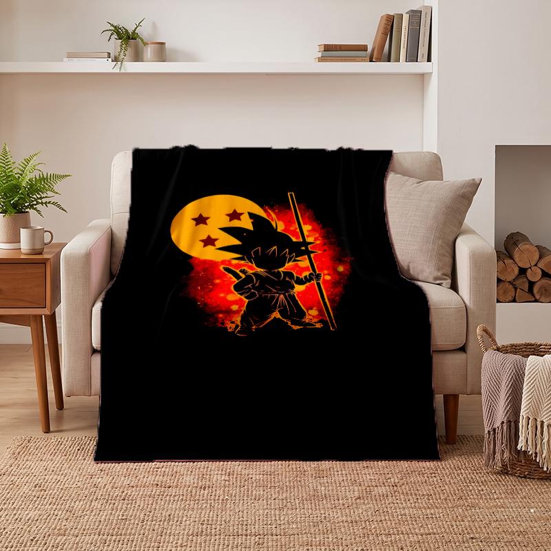 Dragon Ball Soft Warm Flannel Blankets Comfortable Blanket for Home Decoration Gifting