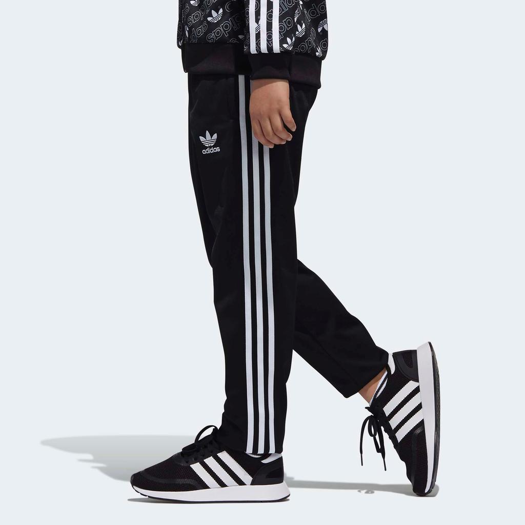 adidas Оригинальные брюки полной длины SUPERSTAR Черные для подростков CF8558