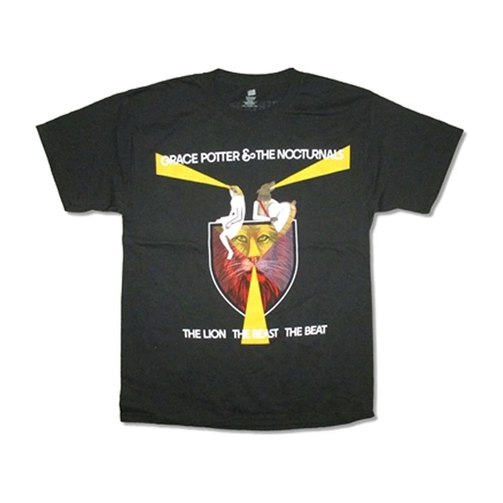 Men's Grace Potter And The Nocturnals Album Art 2012 Tour T-shirt XX-Large Black