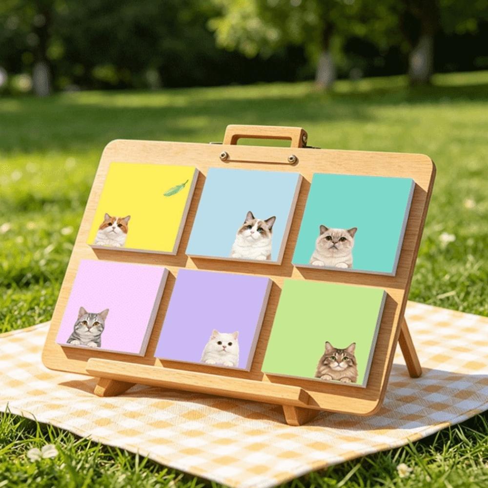 Animal Pattern Animal Sticky Notes Macaron Cat Colorful Note Paper Office Supplies