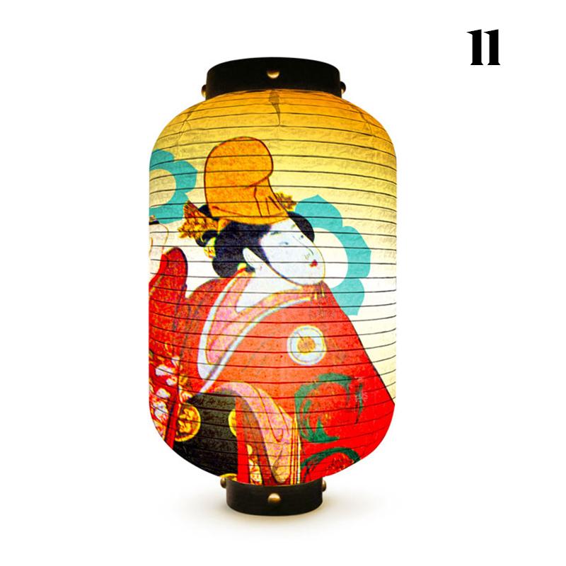 Уличный водонепроницаемый фонарь в японском стиле Ukiyo-e Bistro Ramen Restaurant Izakaya Sign Festival Party Wedding Decor Background