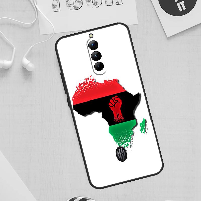 Africa Map Case For ZTE Nubia Red Magic 10S 8S 9S 8 9 11 Pro Plus 6 7 6S 7S 6R For RedMagic 10 Air Cover