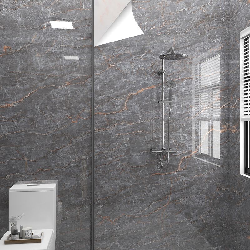 20 Meters Adhesive Wallpaper Bathroom Waterproof Stickers Toilet Wall Renovation Formaldehyde-Free Kitchen Decor Wall Stickers