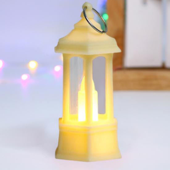 Светодиодная свеча с крючком, мягкое освещение, подвесной фонарь на батарейках, украшение для Хэллоуина