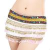 Женская юбка для танца живота, танцевальный пояс с кисточками, шарф-накидка для выступлений танцовщицы