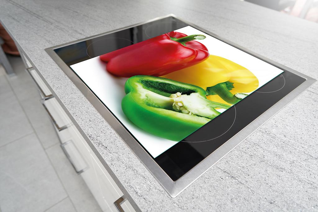 GLASS CUTTING BOARD 45x52 Pepper