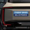 Студент-водитель Магнит Новый водитель Магнит для автомобиля Высокая видимость автомобильный магнит наклейка всепогодный новичок водитель бампер наклейка для