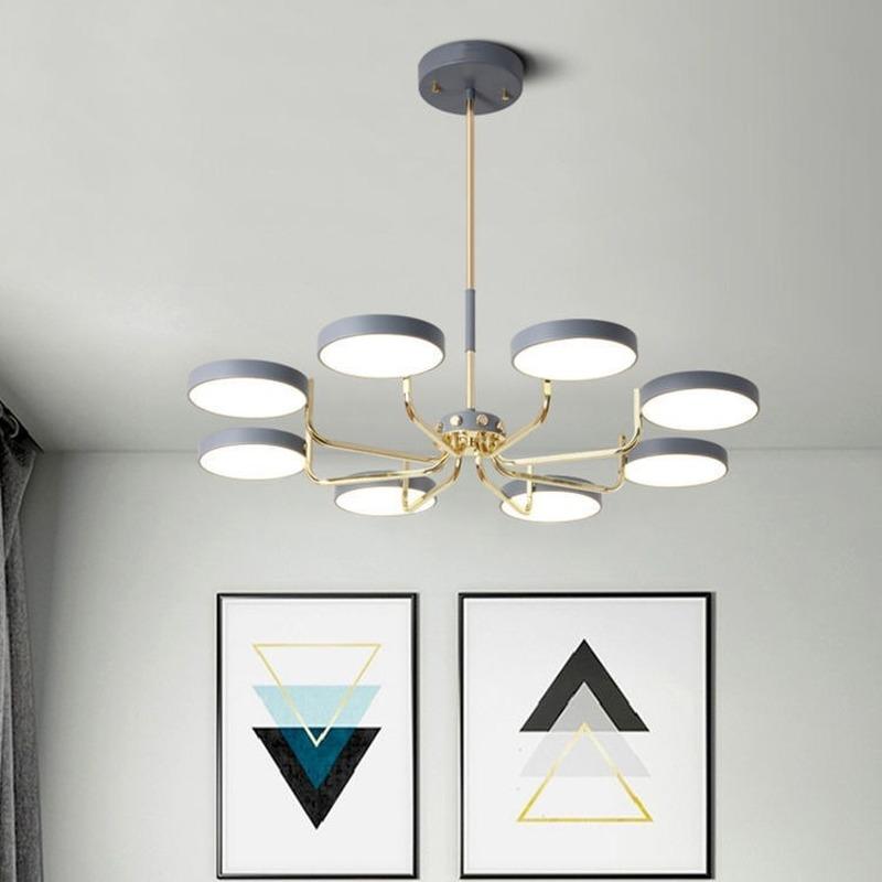 Скандинавский минималистичный домашний светильник для столовой, лампа для гостиной, креативная индивидуальная лампа для спальни, роскошная лампа