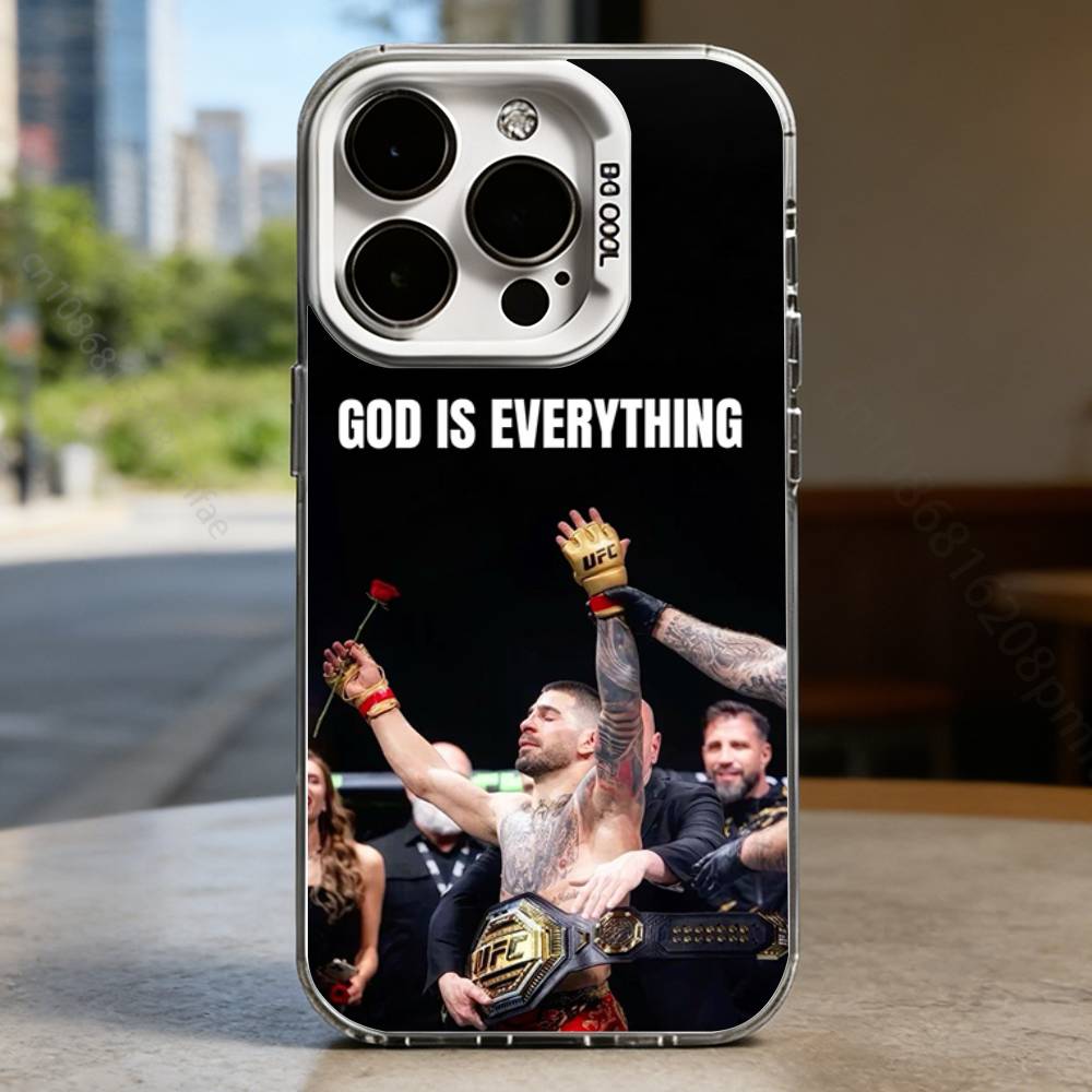 Жесткий чехол для телефона I-Ilia Champion T-Topuria для IPhone 17 16 15 14 13 12 11 Pro Max Plus16E X XR XS Max ударопрочный с полным покрытием