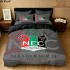 Постельное белье с узором Неймеген (Nec Nijmegen) Комплект одеяла Пододеяльник Наволочка Домашний Декор Подарок на День Рождения (1 * пододеяльник + 2 * наволочка без наполнителя)