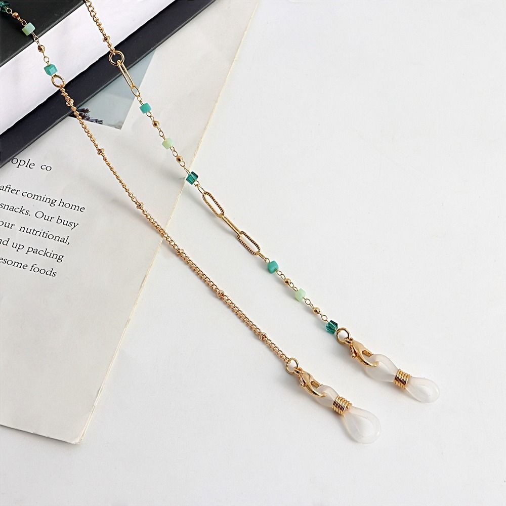 Ремешок Шнурок Подвесная Цепочка Цветок Цепочки для Солнечных Очков Шнурок для Очков Металлическая Цепочка для Очков Цепочка для Маски