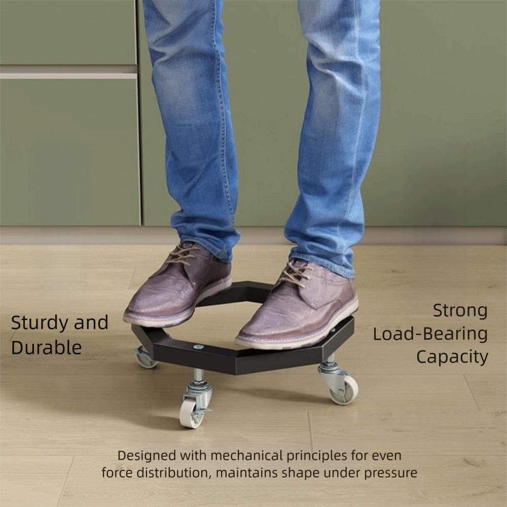 With Wheels Mobile Propane Tray Brake Fixed Tank Roller Stand Safe Cylinder Holder  Flower Pots