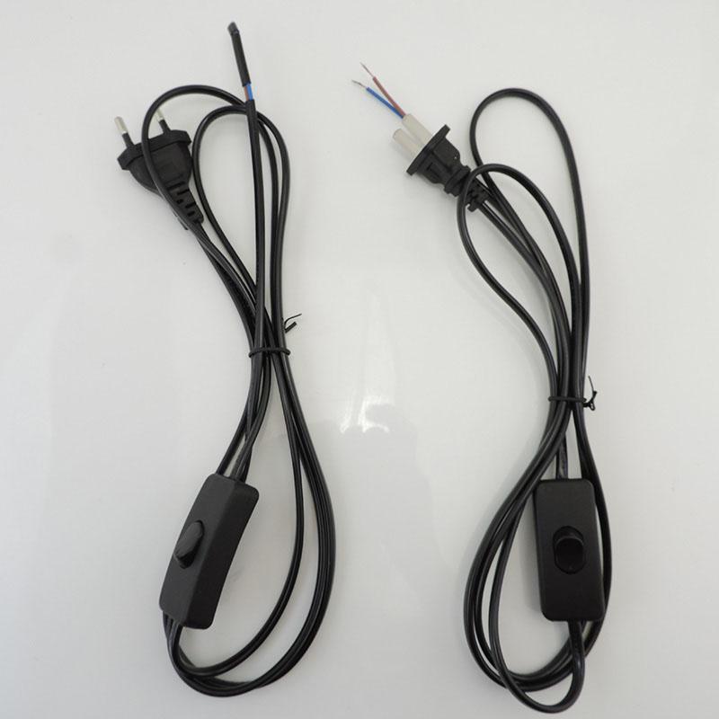 303 Включение/выключение источника питания переменного тока, онлайн-удлинитель европейского стандарта, электрический кабель, провод для светодиодного настольного освещения, ремонт своими руками