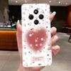 Чехол для Xiaomi Redmi 14C 14R Capa Цветок Бабочка Корпус Телефона Redmi A3 Pro 4G A4 5G Funda Мягкий Силикон Прозрачный ТПУ Чехол