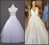 No Hoop Petticoat For Wedding Dress White 4-layers Crinoline Bridal Ball Gown Underskirt Ladies Lined Skirt Party Dress Role-playing Lining