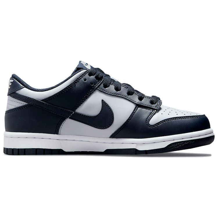 Nike Детские кроссовки Dunk Low GS Georgetown серо-волчьи-серые темно-обсидиановые CW1590-004