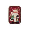 Cute Christmas Tinplate Gift Box Mini Santa Claus Tinplate Box Metal Candy Box  Party Favors