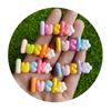 Lovely LUCK Letter Resin Mini Charms Flatback Stickers for Nail Art Ornaments Diy Accessories