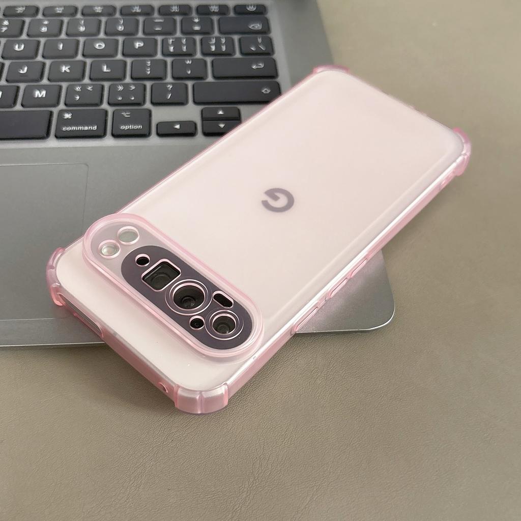 With Lanyard Wrist Strap Phone Case for Google Pixel 10A 9A 9 10 Pro XL Translucent Skinfriendly Soft TPU Airbag Antiknock Cover