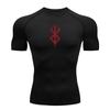 Anime Berserk Guts Men's Compression Shirt Fitness Sport Running Tight Gym TShirts Tops Tee Summer