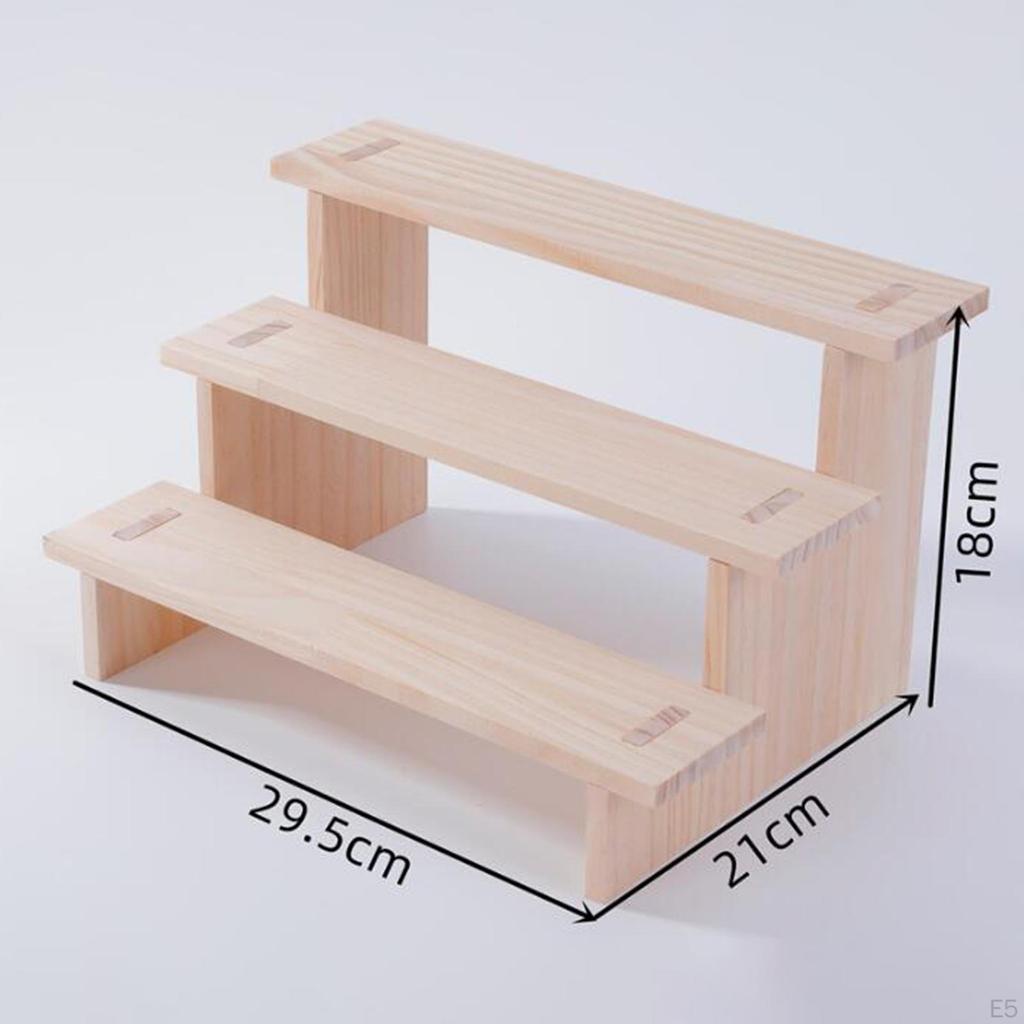 Handcrafted Wooden Display Stand for Showcasing Action Figures And Collectibles