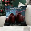 Boxing Theme Birthday Cushion Cover Inches Farmhouse Decor Home Throw Pillow Covers For Couch Decorations